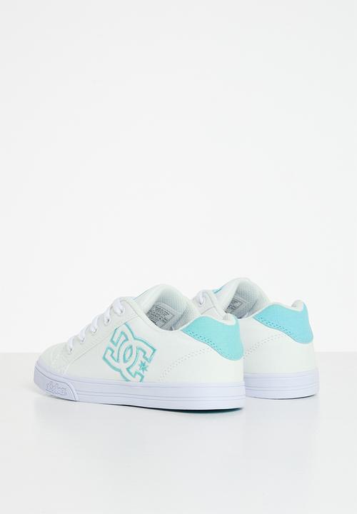 DC - Chelsea sneaker - white / mint julip