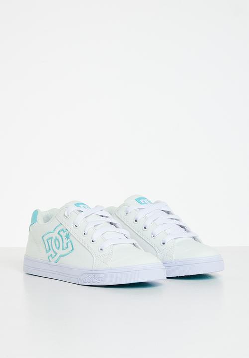 DC - Chelsea sneaker - white / mint julip