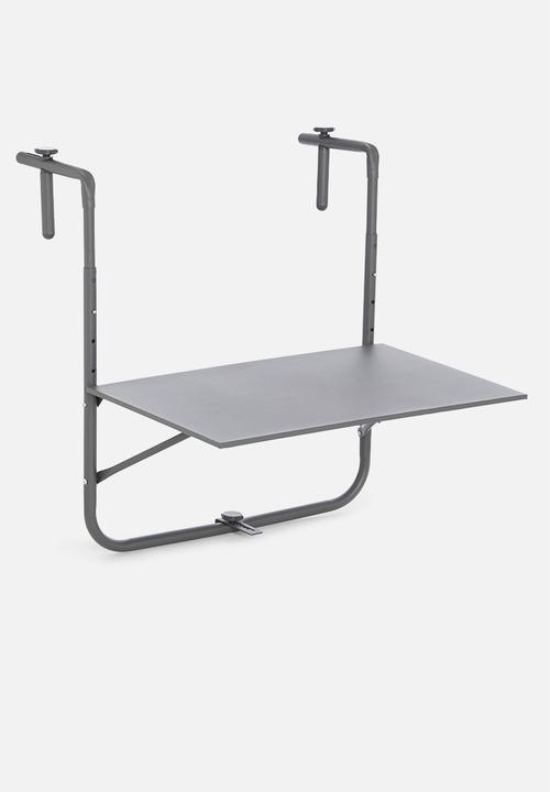 H&S - Balcony table - matt dark grey