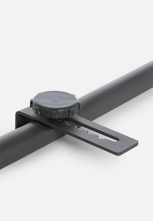 H&S - Balcony table - matt dark grey