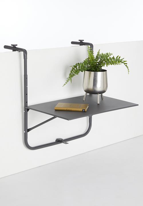 H&S - Balcony table - matt dark grey
