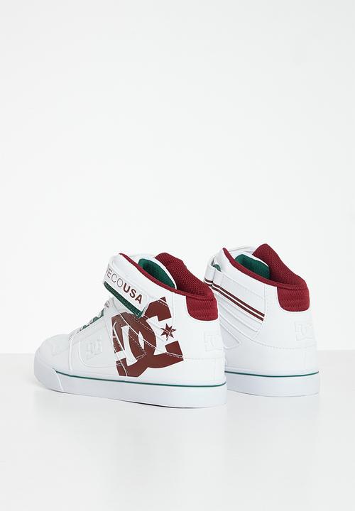 DC - Pure high-top se ev sn - white / chili pepper