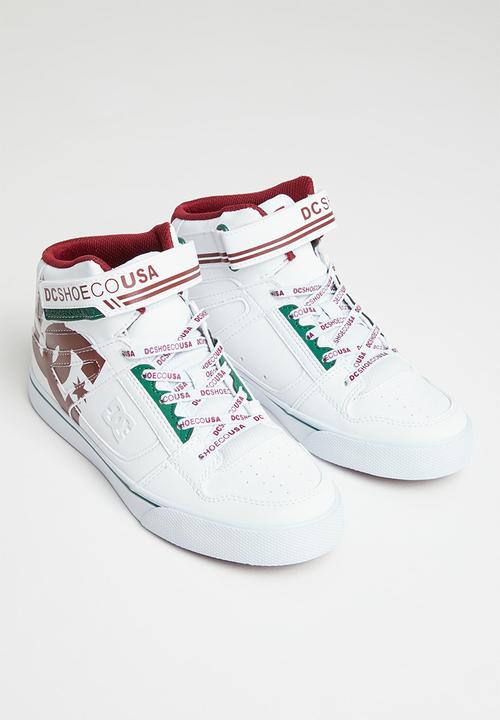 DC - Pure high-top se ev sn - white / chili pepper