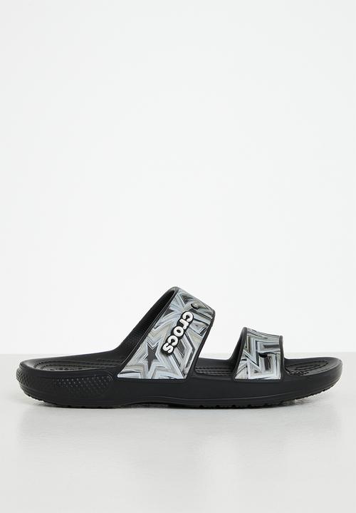 Crocs - Classic crocs disco sandal - black / multi