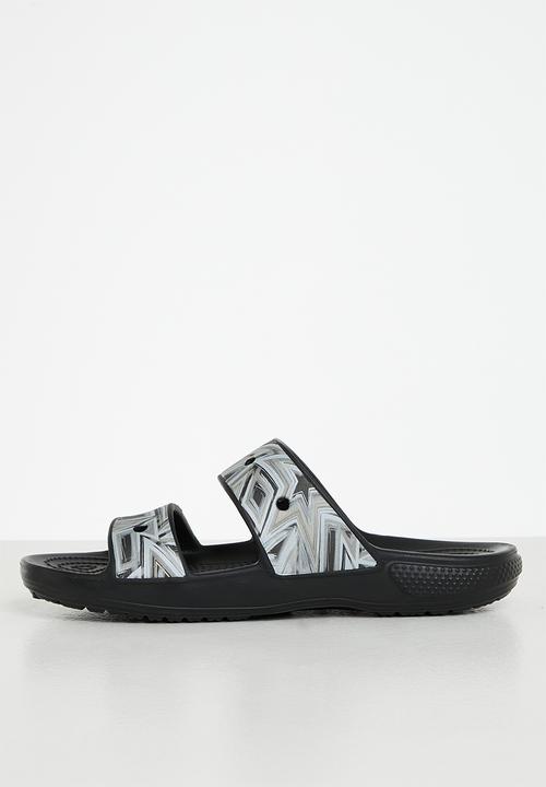 Crocs - Classic crocs disco sandal - black / multi