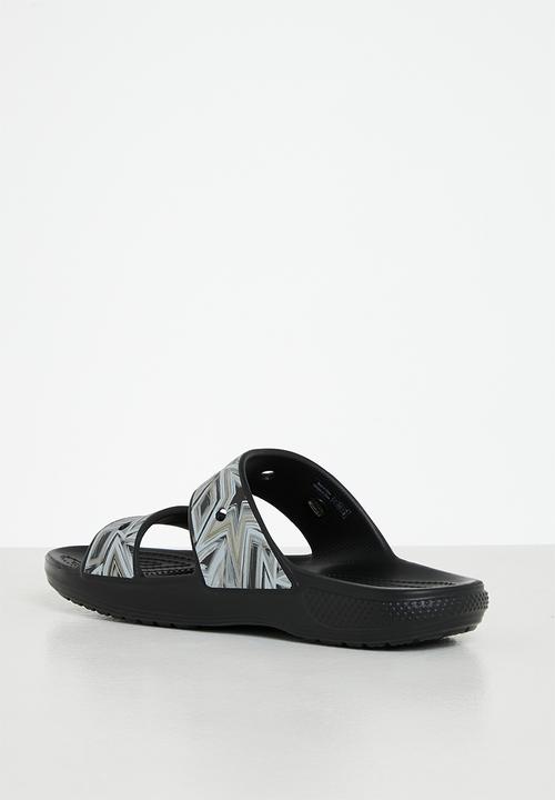 Crocs - Classic crocs disco sandal - black / multi
