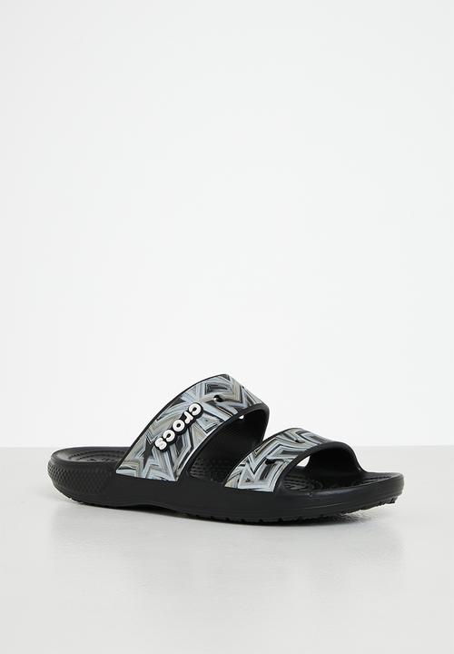 Crocs - Classic crocs disco sandal - black / multi