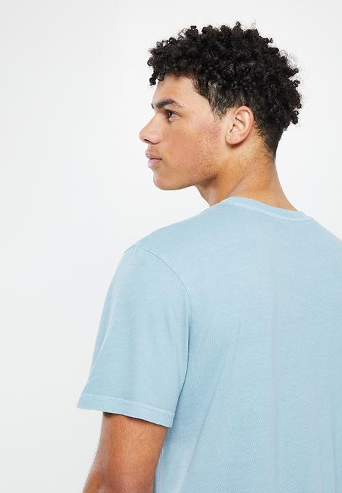 Element - Basic pocket pigment short sleeve - ashley blue