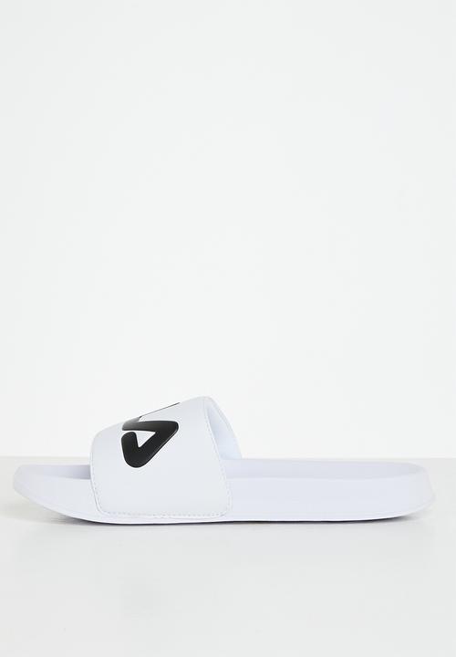 FILA - Hillside slide  - white / chinese red / peacoat