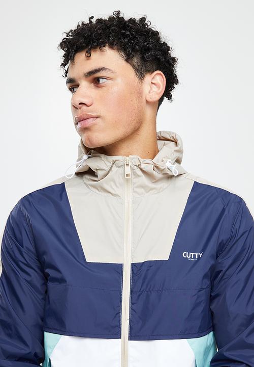 Cutty - Retro cut & sew jacket - stone