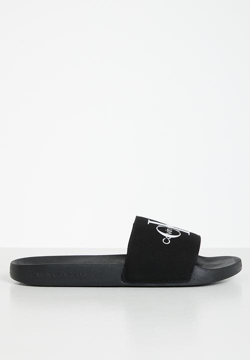 Calvin Klein - Slide monogram co - black