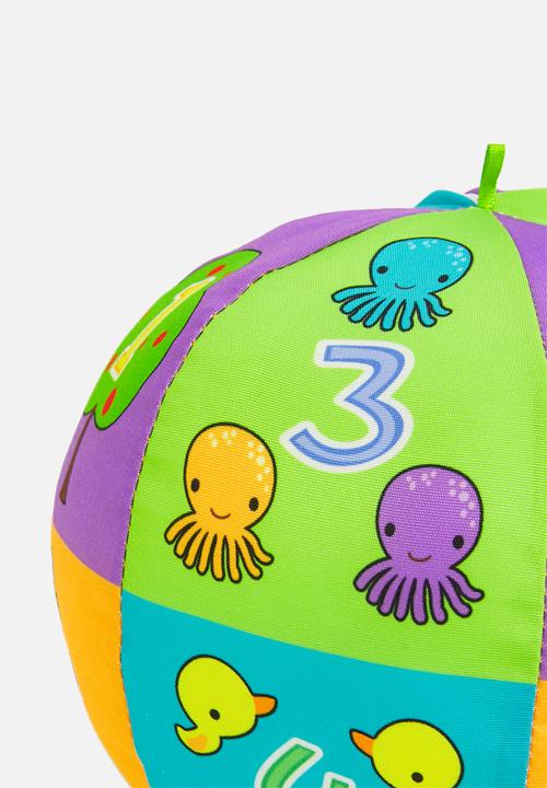 Pollywiggles - 2-sided ball - multi