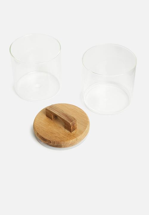 Storage Solutions - Stacking storage jars with lid