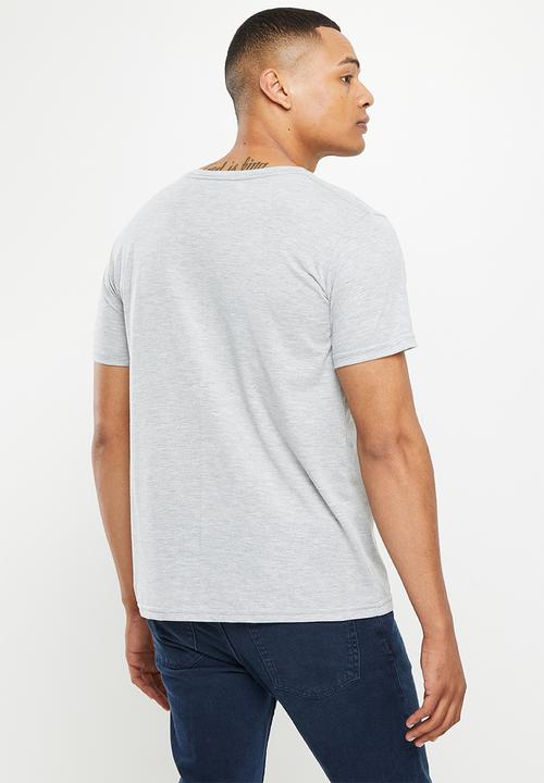 Holmes Bro's - Marine short sleeve tee - dirty grey melange