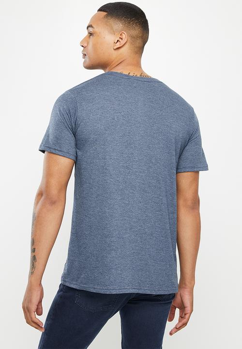 Holmes Bro's - Sunny skies short sleeve tee - pewter melange