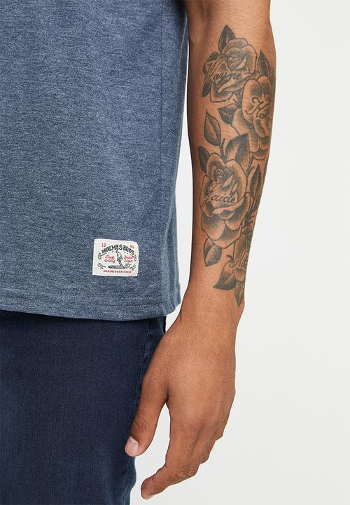 Holmes Bro's - Sunny skies short sleeve tee - pewter melange