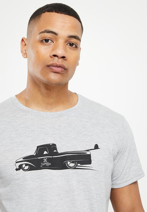 Holmes Bro's - Low rider short sleeve tee - dirty grey melange