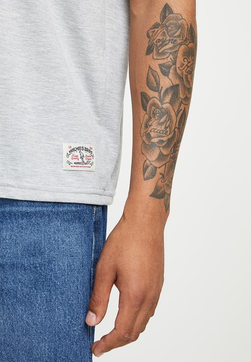 Holmes Bro's - Low rider short sleeve tee - dirty grey melange