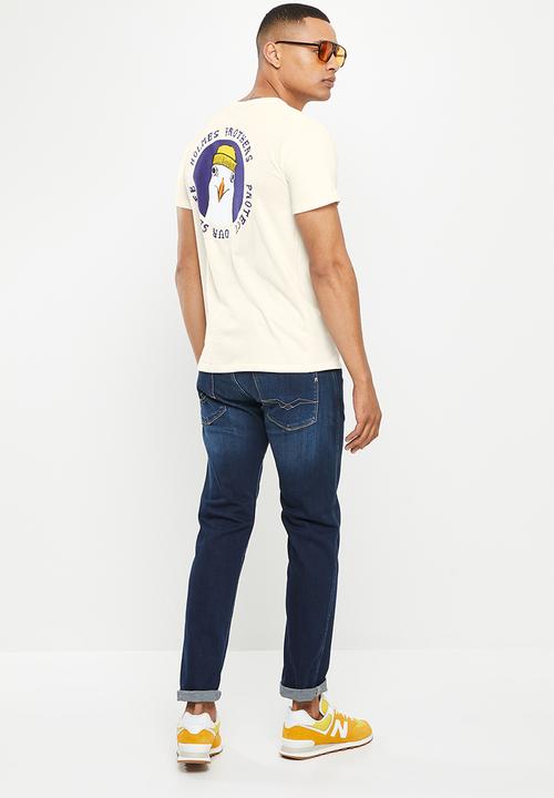 Holmes Bro's - Protect our sea life short sleeve tee - cloud dancer