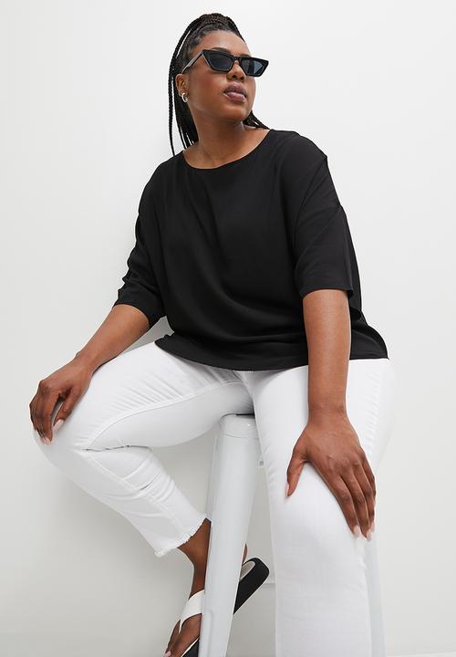 Superbalist - Basic woven blouse - black