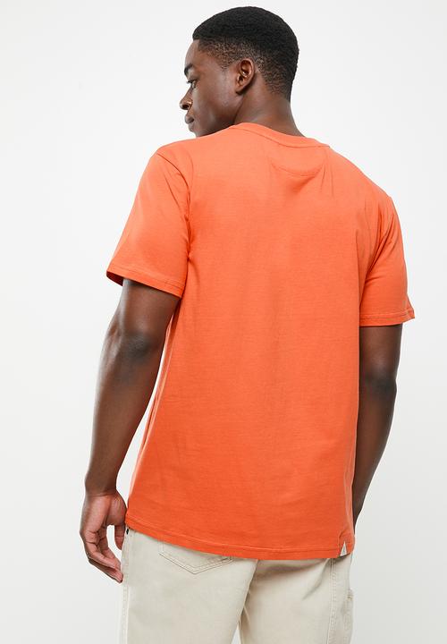 Vertigo - Vertigo embroidered crew tee - burnt orange