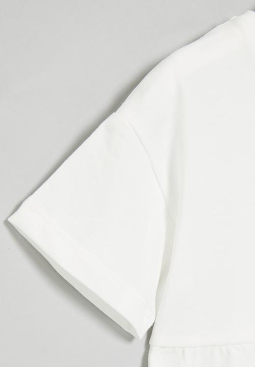 MANGO - T-shirt isa - white