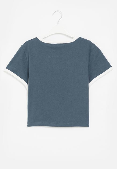 MANGO - T-shirt vivo - blue