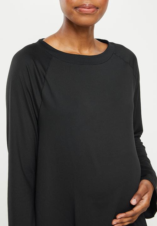 PUMA - Maternity studio bell sleeve top - puma black