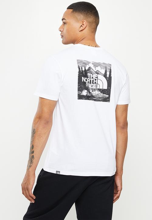 The North Face - M short sleeve redbox celebration tee - tnf white