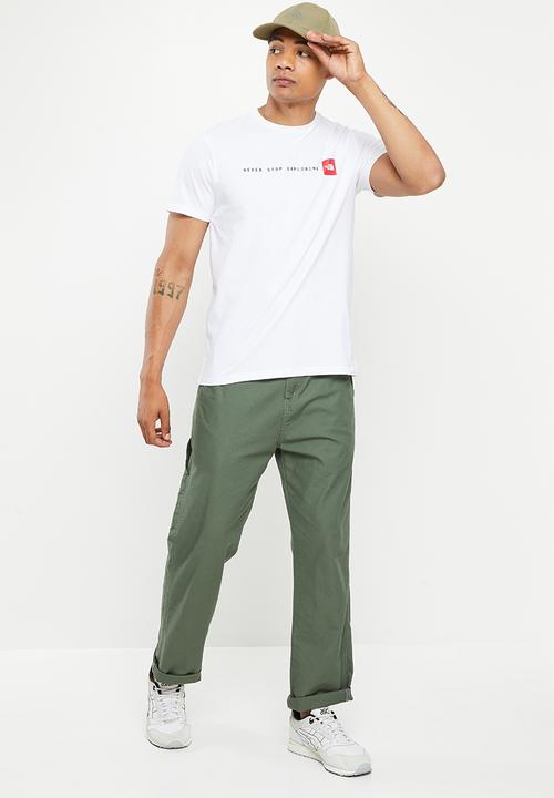 The North Face - M short sleeve never stop exploring tee - tnf white