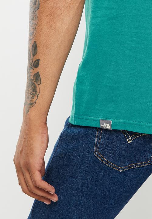 The North Face - M short sleeve never stop exploring tee - harbor blue