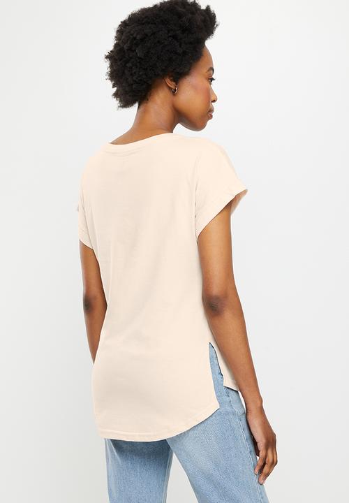 Fox - Boundary short sleeve tee - bone