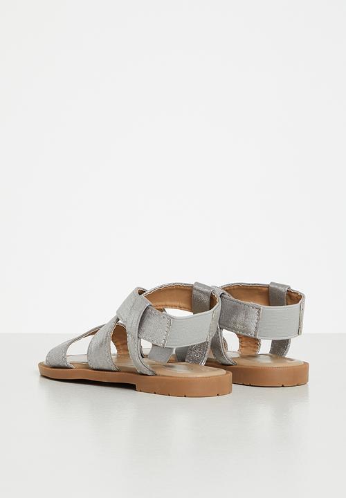 Pop Candy - Girls metallic sandal - silver