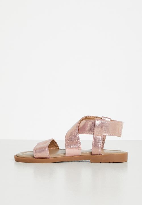 Pop Candy - Girls metallic sandal - pink