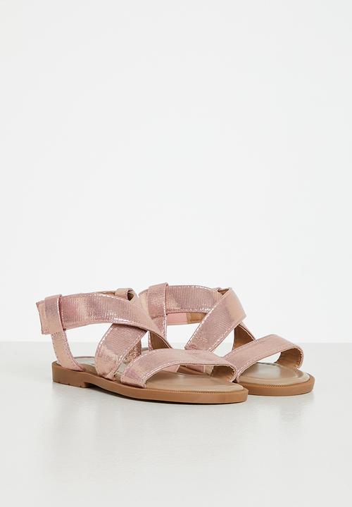 Pop Candy - Girls metallic sandal - pink