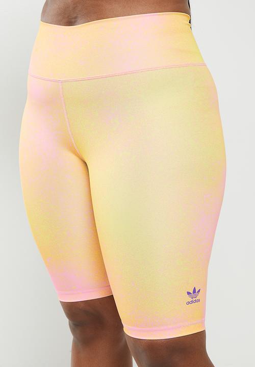 adidas Performance - Plus short legging - bliss lilac & almost yellow