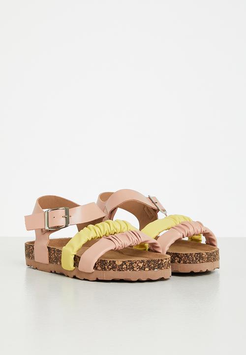 Pop Candy - Girls colourblock sandal - pink