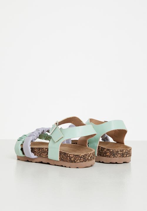 Pop Candy - Girls colourblock sandal - mint