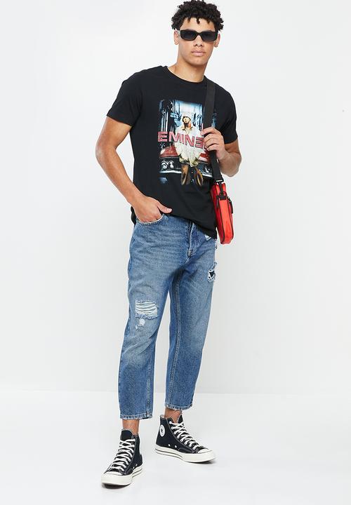 Urban Classics - Eminem retro car tee - black