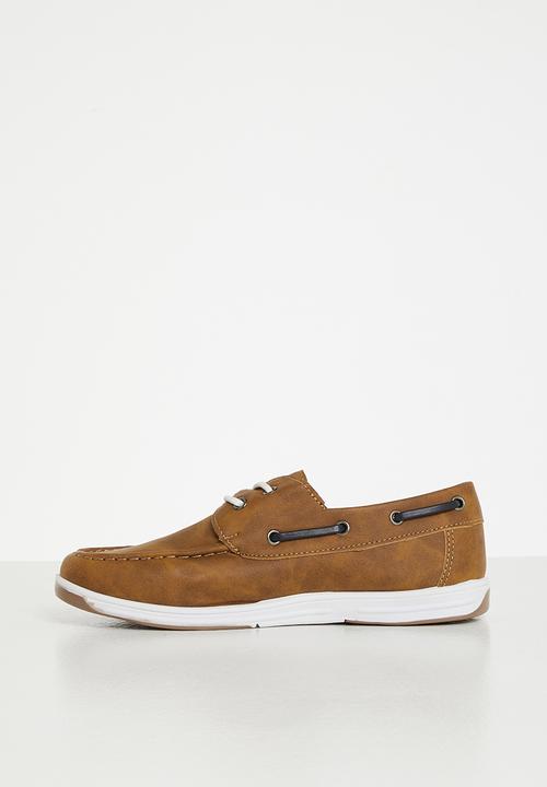 Pop Candy - Boys moccasins - taupe