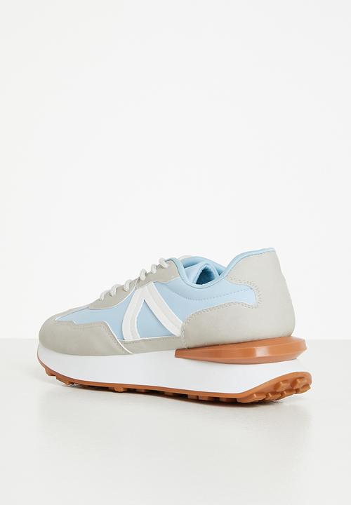 Tom Tom - Noah sporty lace-up sneaker - grey & blue