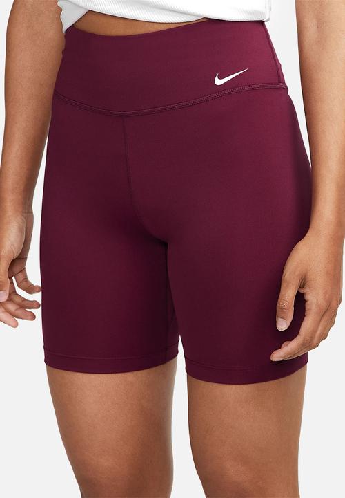 Nike - W nk one df mr 7in shrt - dark beetroot