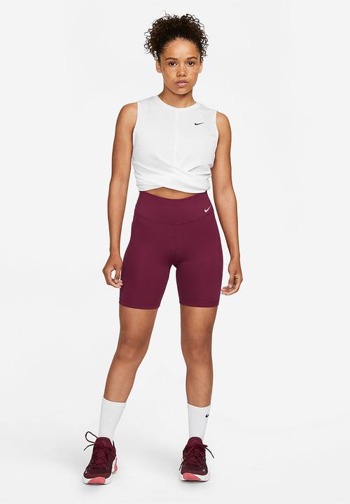 Nike - W nk one df mr 7in shrt - dark beetroot