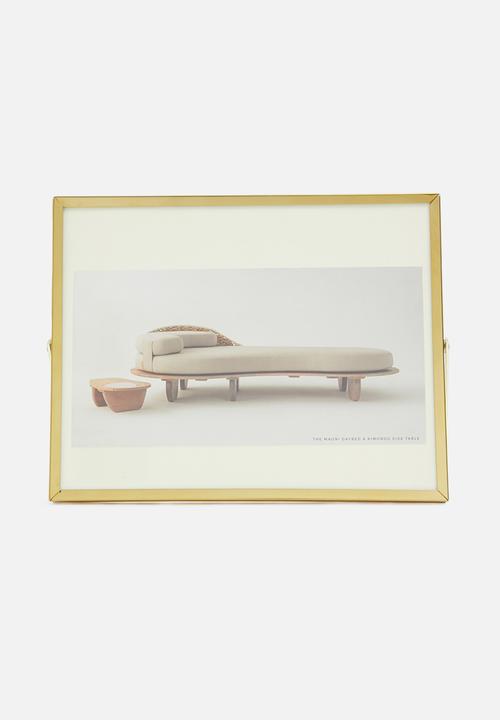 H&S - Standing frame set of 2 - gold