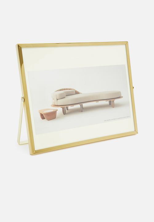 H&S - Standing frame set of 2 - gold