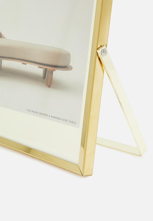 H&S - Standing frame set of 2 - gold