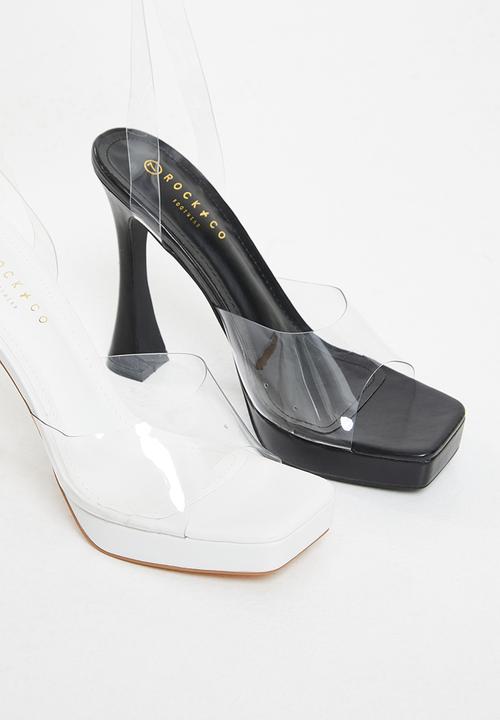 Rock & Co - Omnia 1 ankle tie stiletto heel - white