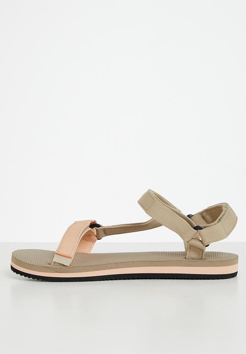 Tom Tom - Dream velcro strap sandal  - taupe & peach