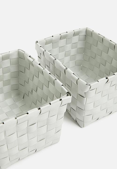 Storage Solutions - Linear storage basket - grey
