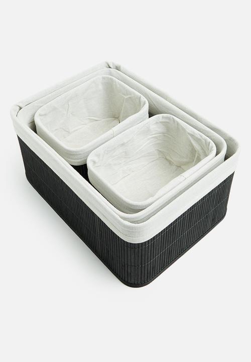Storage Solutions - Mixy storage set - black